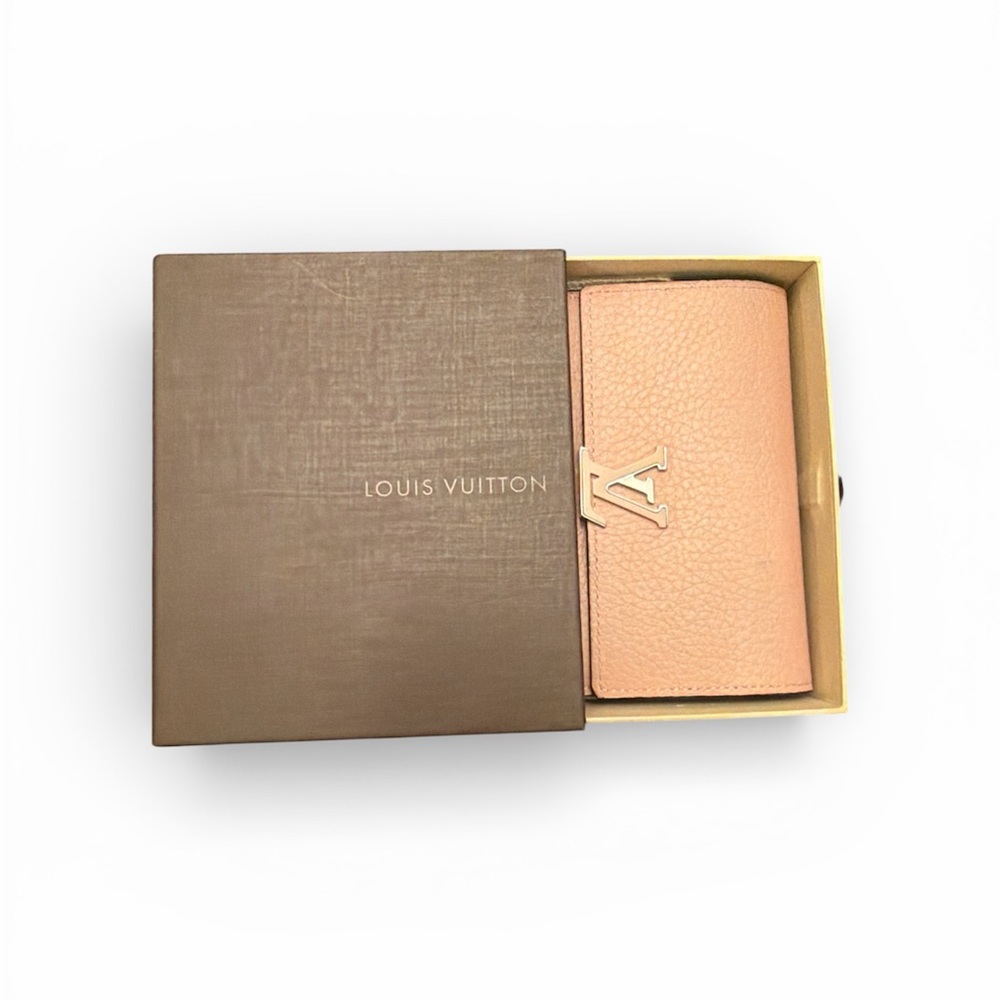 Louis Vuitton Blush Pink Leather Wallet